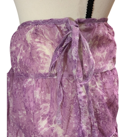 Talbots Lavender A-Line Lace Skirt - Picture 4 of 6